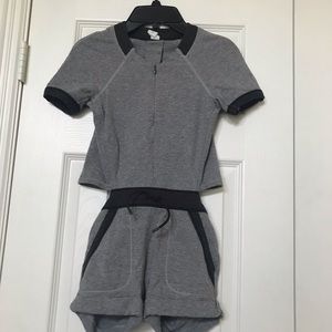 Grey Girl’s Dance Romper